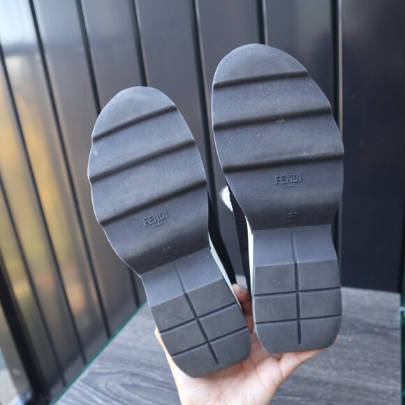 FENDI Rockoko Hi-Top Sock Sneaker - Picture 4 of 4